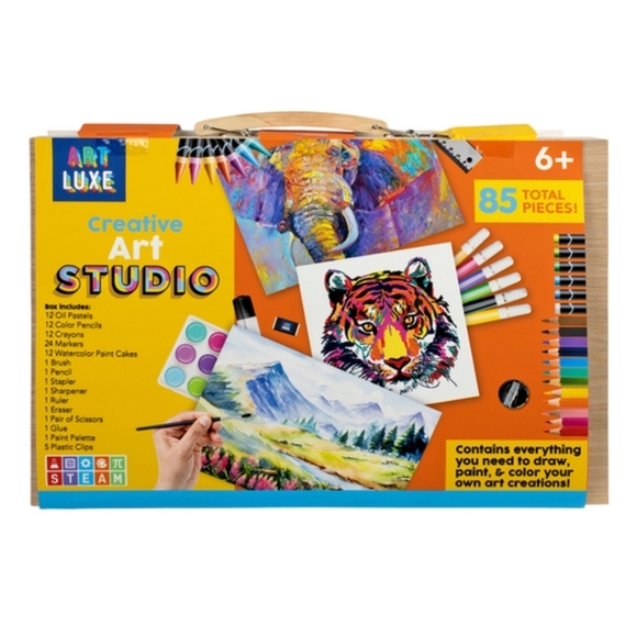 ART LUXE Creative Art Studio 85 Piece Set. - Picture 1 of 1